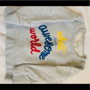 Toddler grey sweater